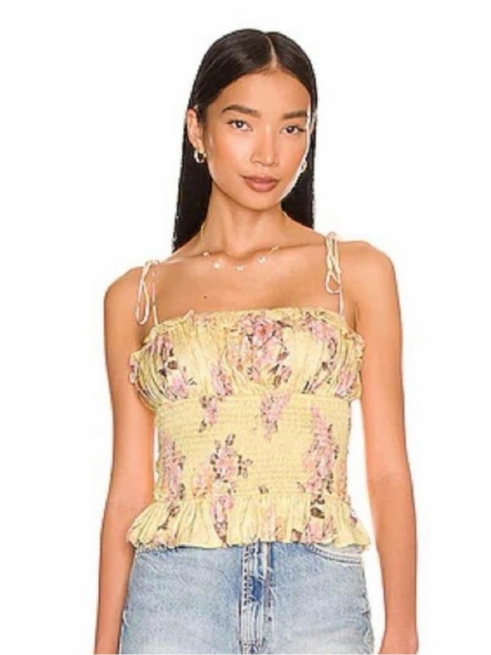 LPA Dani top S Ariel print